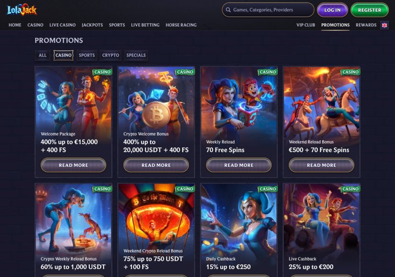 Image: Lolajack Casino Review 2024: Exclusive Bonuses and Promotions for UK Players